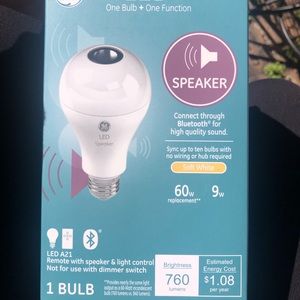 Led one bulb speaker connect through Bluetooth